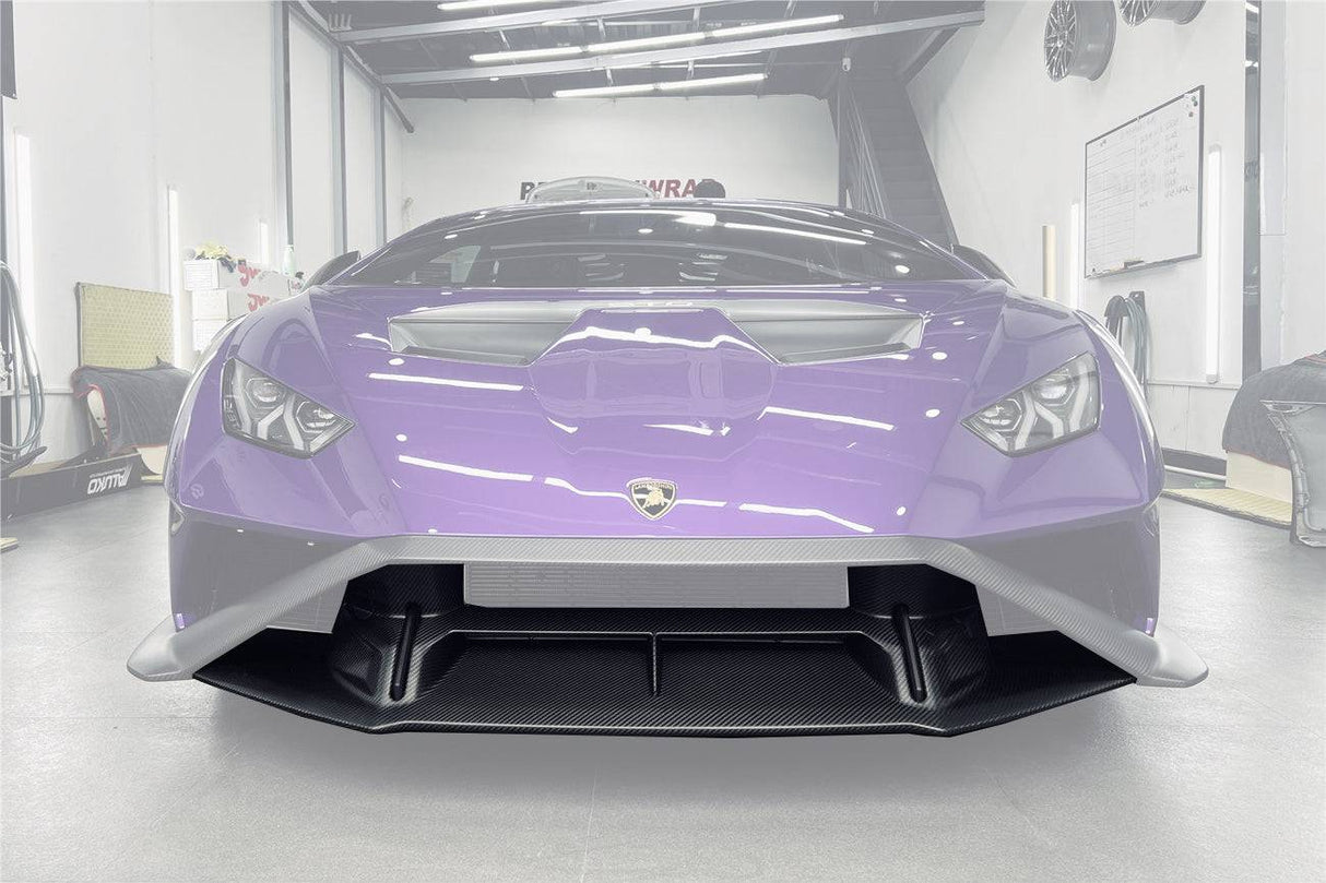 2021-2024 Lamborghini Huracan STO Dry Carbon Fiber Down Front Lip