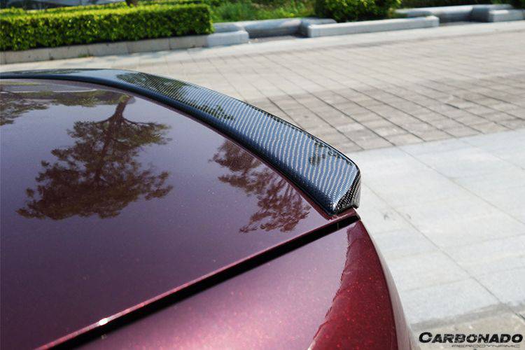 2008-2014 Mercedes Benz W204 C Class C63 AMG Sedan OE Style Carbon Fiber Trunk Spoiler