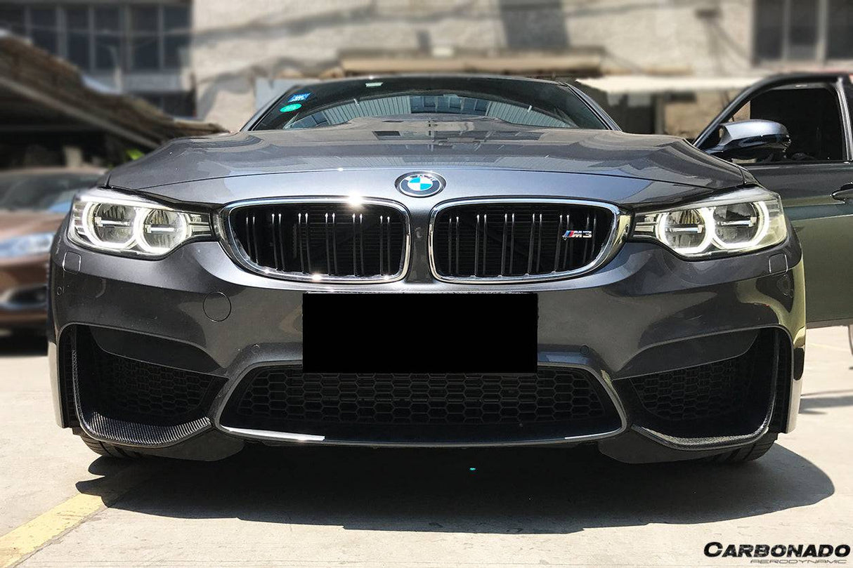 2014-2020 BMW M3 F80 M4 F82 MP Style Carbon Fiber Front Caps