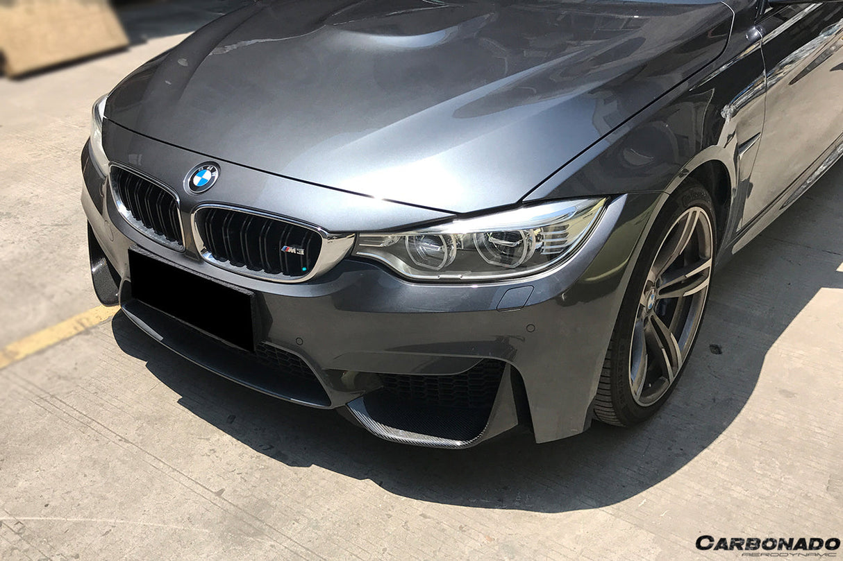 2014-2020 BMW M3 F80 M4 F82 MP Style Carbon Fiber Front Caps