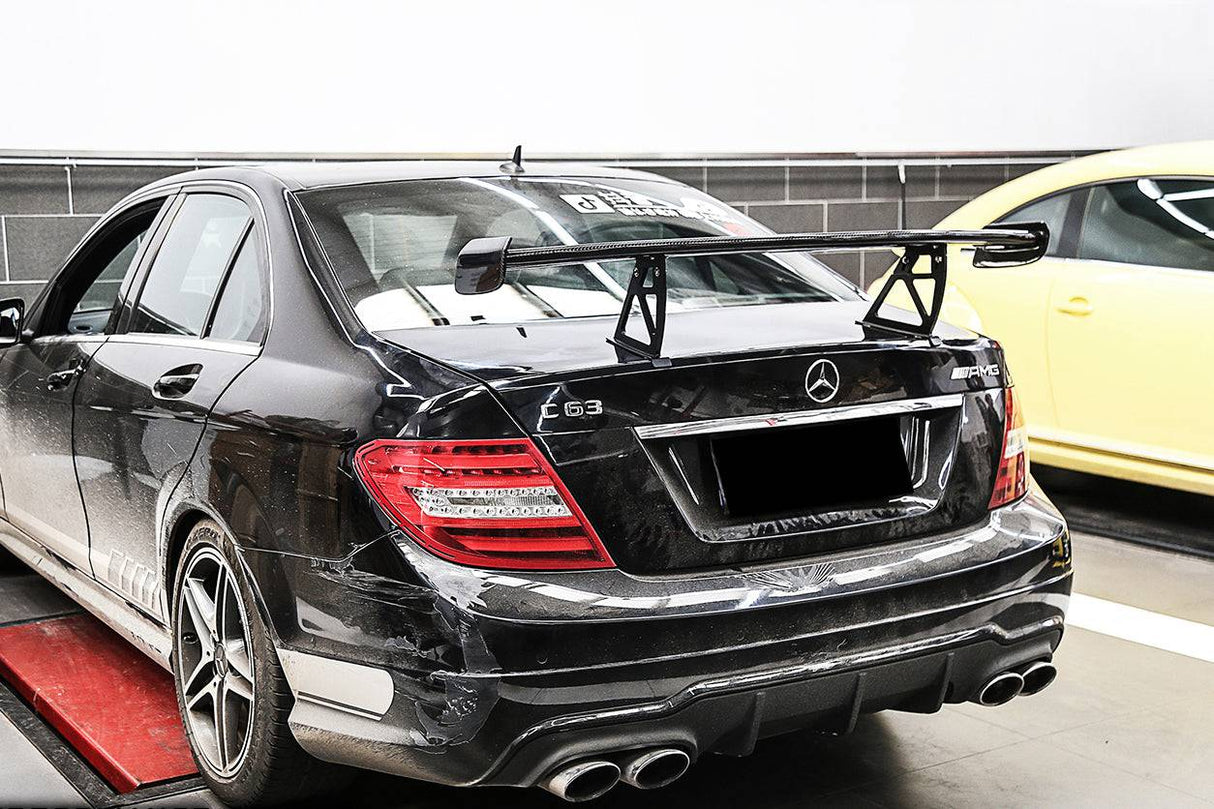 2008-2014 Mercedes Benz W204 C63 AMG C Class Sedan BK Style Trunk Spoiler