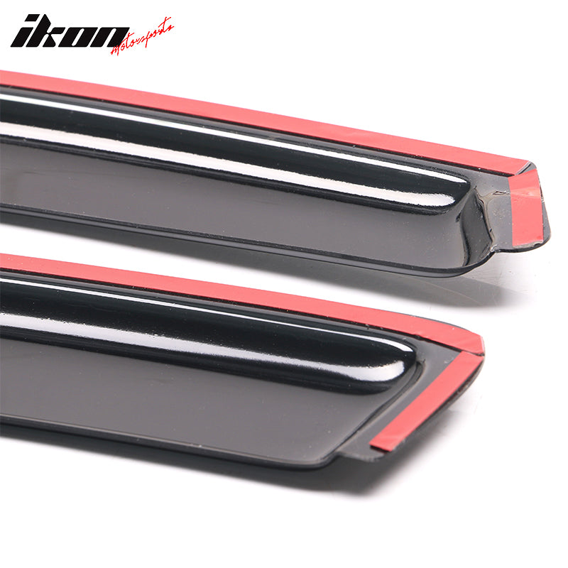 2005-2010 Chevy Cobalt Pontiac G5 Visor Windows Set Acrylic