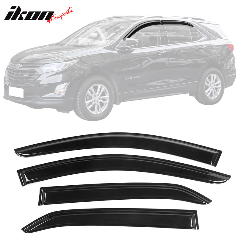 2018-2024 Chevrolet Equinox Acrylic Slim Style 4PC Window Visor Guard