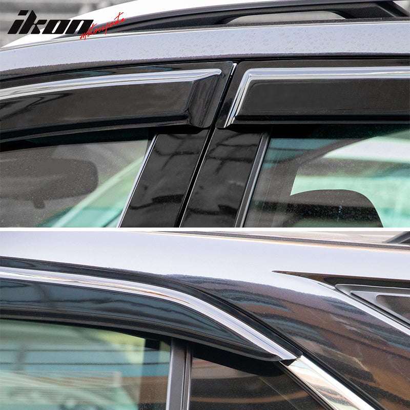 2018-2024 Chevrolet Equinox Acrylic Slim Style 4PC Window Visor Guard