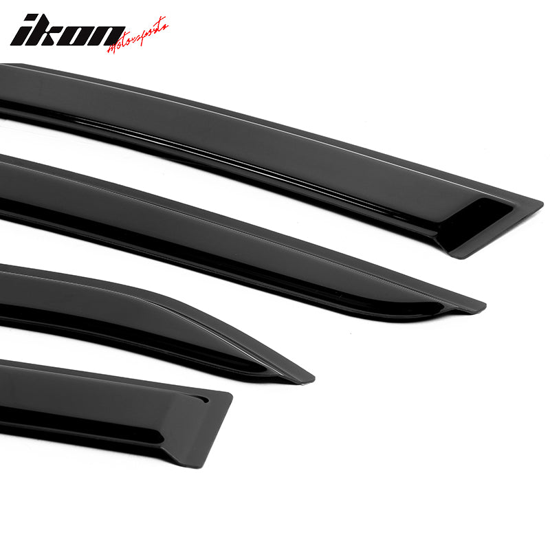 2018-2024 Chevrolet Equinox Acrylic Slim Style 4PC Window Visor Guard