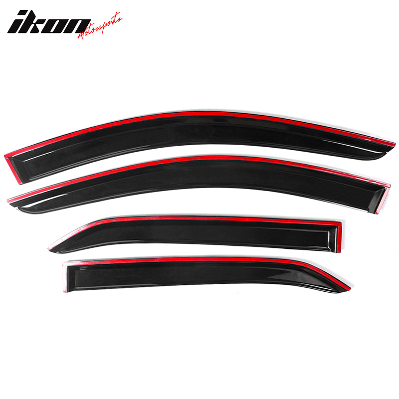 2018-2024 Chevrolet Equinox Acrylic Slim Style 4PC Window Visor Guard