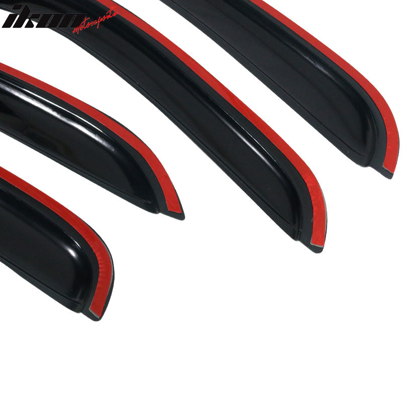 2007-2014 Chevy Tahoe GMC Yukon Visor Windows 4Pc Set Acrylic