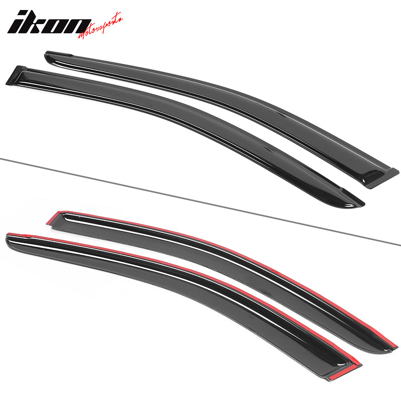 2008-2018 Grand Caravan &2008-2016 Chrysler Town&Country Window Visors