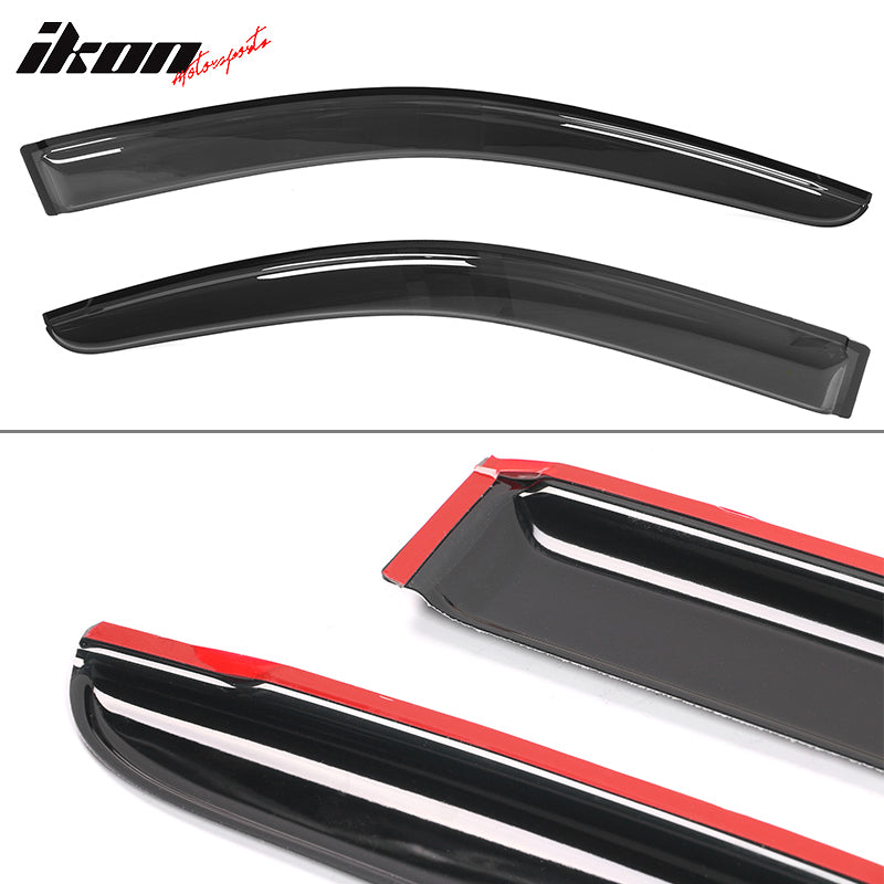 2008-2018 Grand Caravan &2008-2016 Chrysler Town&Country Window Visors