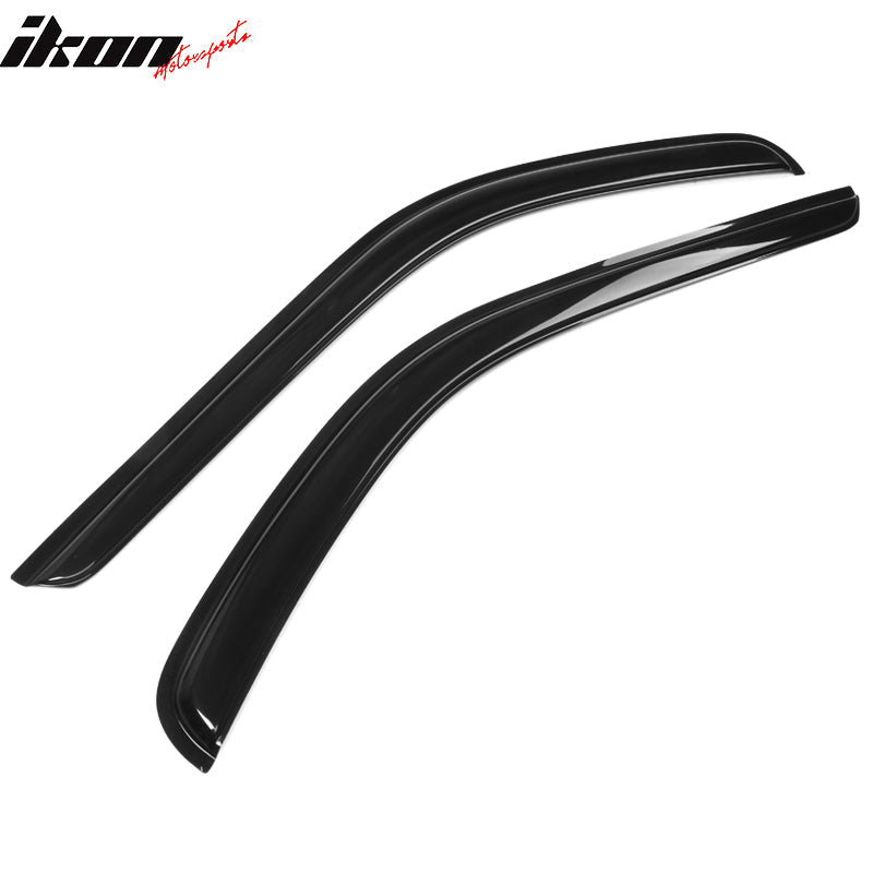 2014-2020 Ford Transit Slim Style Smoke Window Visor Rain Guard Acylic