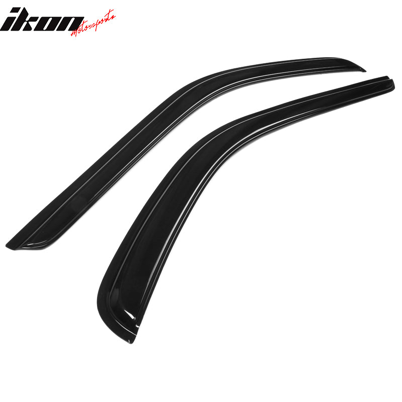 2014-2020 Ford Transit Slim Style Smoke Window Visor Rain Guard Acylic