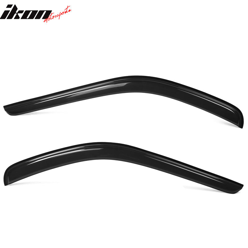 2014-2020 Ford Transit Slim Style Smoke Window Visor Rain Guard Acylic