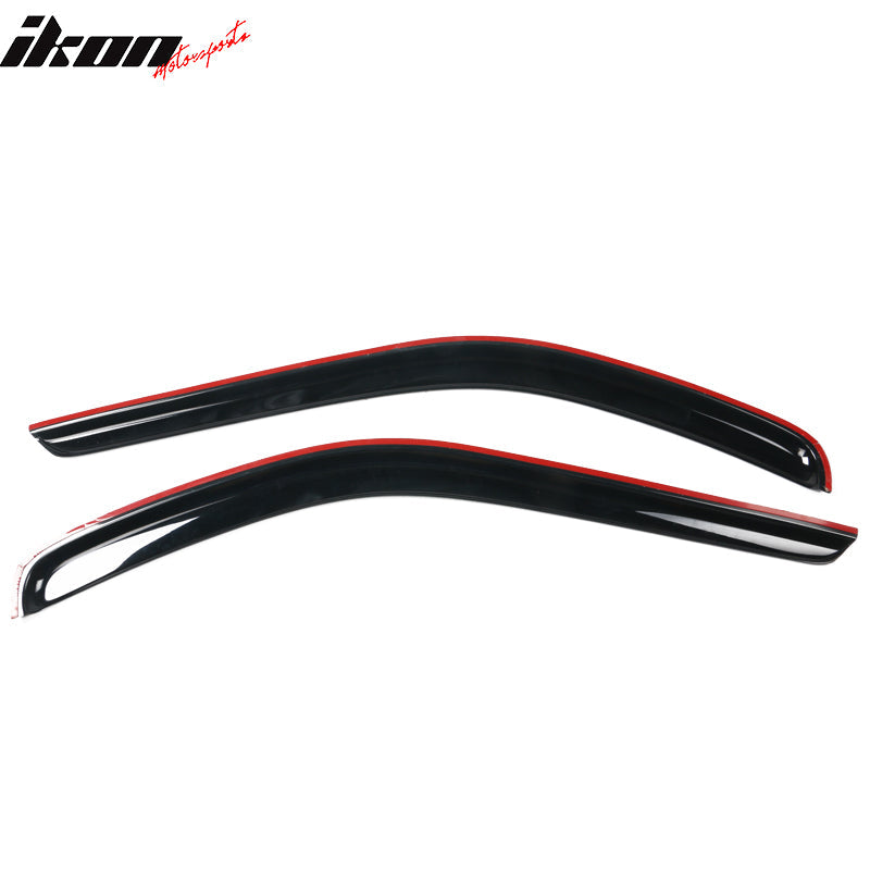 2014-2020 Ford Transit Slim Style Smoke Window Visor Rain Guard Acylic