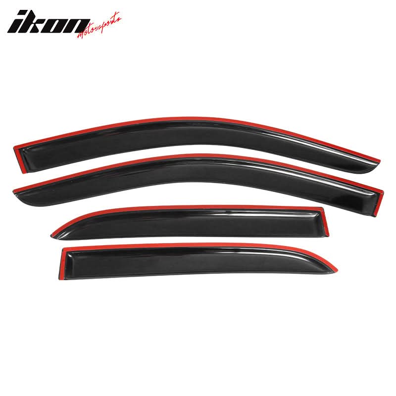 2003-2007 Honda Accord 4Door Acrylic 4PC Tape On Window Visors Guard