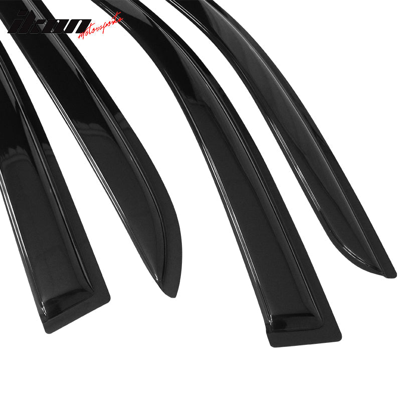 2003-2007 Honda Accord 4Door Acrylic 4PC Tape On Window Visors Guard