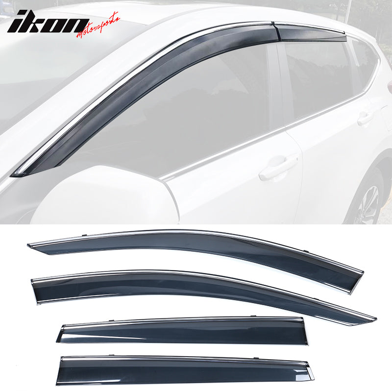 2017-2022 Honda CRV Tape On Window Visors 4PC Rain Guard