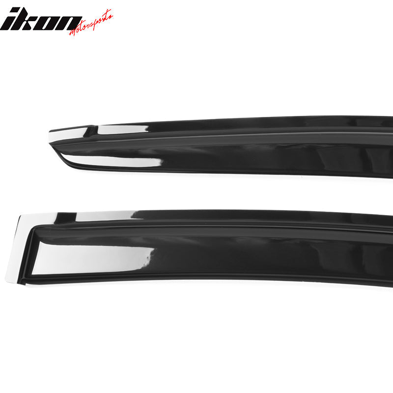 2011-2016 Honda CR-Z Acrylic 4PC Window Visors Tape On Rain Guard