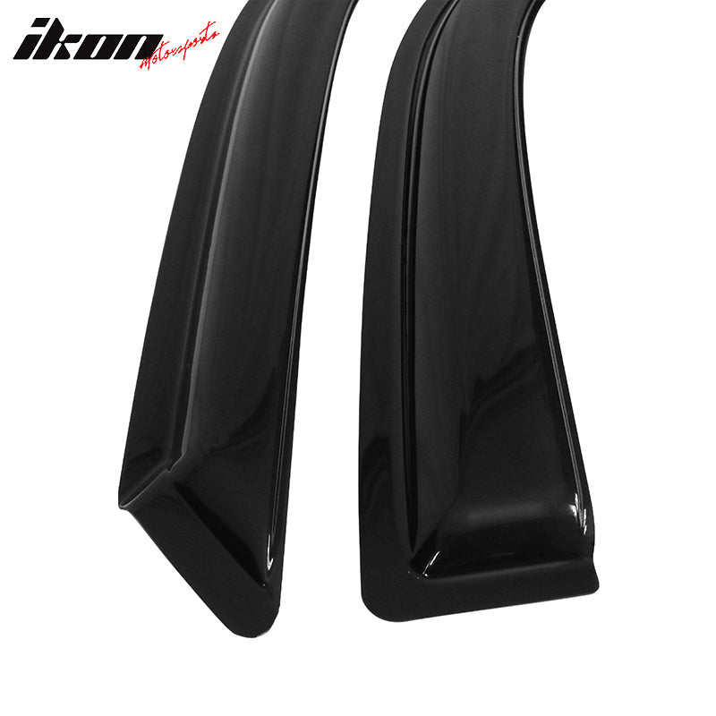 1998-2002 Toyota Corolla Sedan Window Visor Slim Style Acrylic 4Pc Set