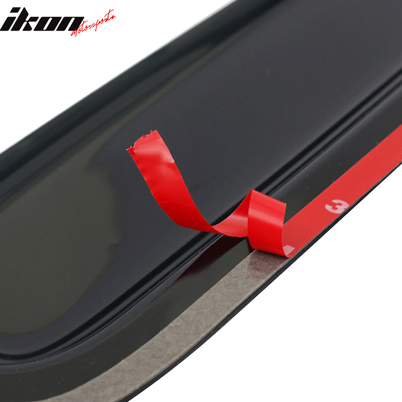 2008-2019 Toyota Land Cruiser Slim Style Smoke Window Visors Acrylic