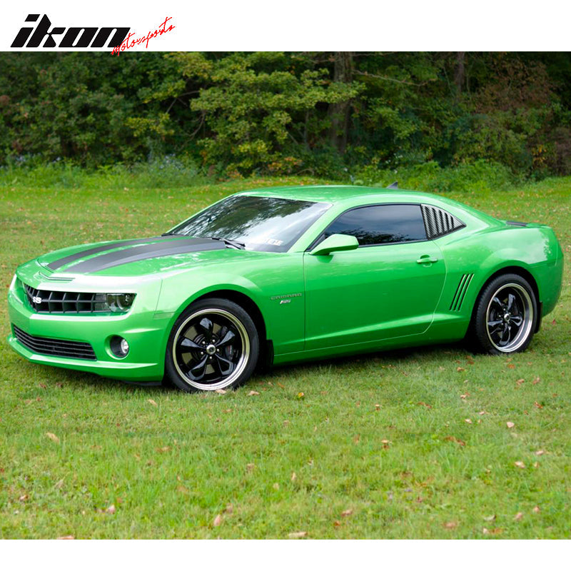 2010-2015 Chevy Camaro XE V2 Style Side Window Louver Shade Cover PP