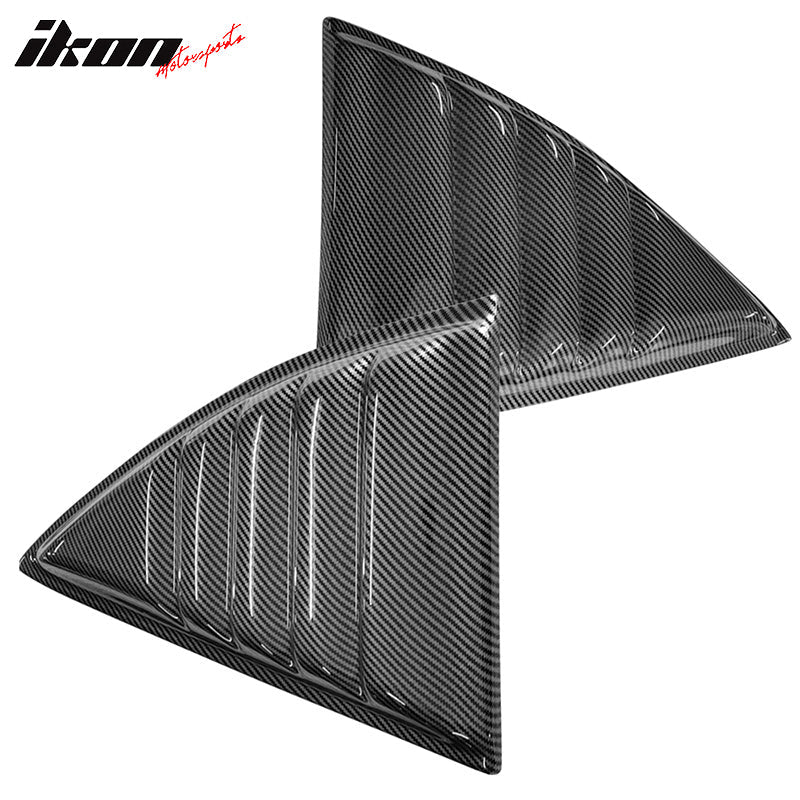 2010-2015 Chevy Camaro XE V2 Style Side Window Louver Shade Cover PP