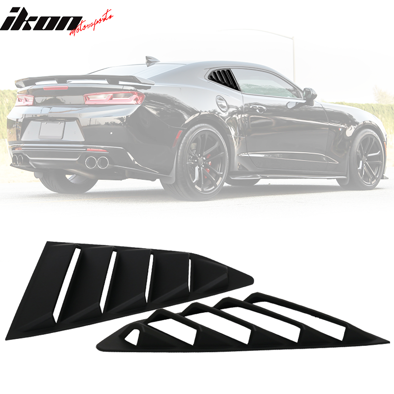 2016-2024 Chevy Camaro Quarter Rear Side Window Louvers