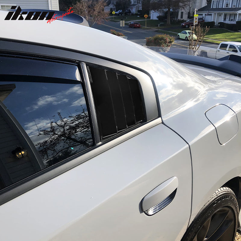 2011-2023 Dodge Charger V1 Side Window Scoop Louver CF Print