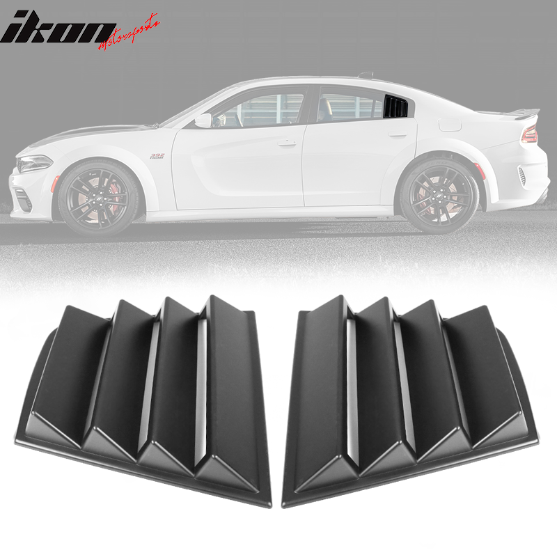 2011-2023 Dodge Charger V1 Side Window Scoop Louver CF Print