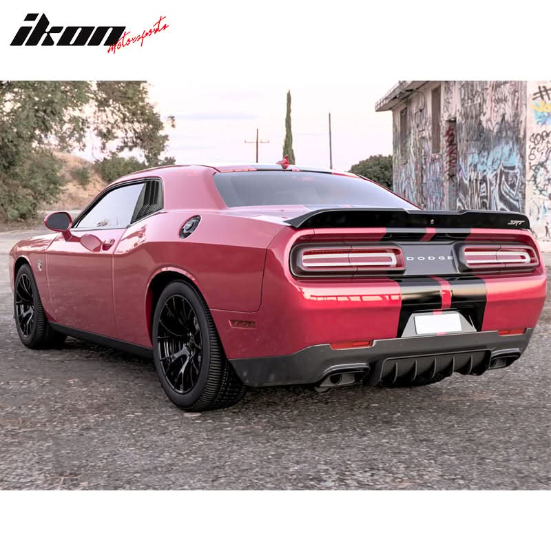 2008-2023 Dodge Challenger XE V3 Style Side Window Louver Scoop PP