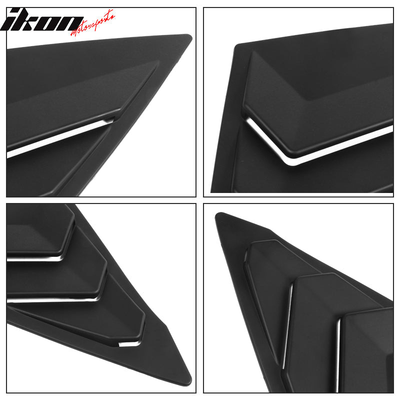 2022-2023 Honda Civic 11th Gen 4DR Sedan Side Window Louver Vent ABS