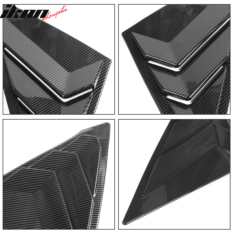 2022-2023 Honda Civic 11th Gen 4DR Sedan Side Window Louver Vent ABS
