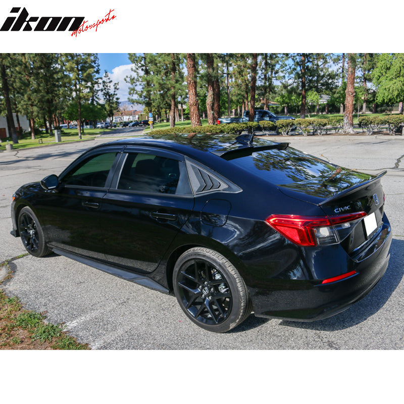 2022-2023 Honda Civic 11th Gen 4DR Sedan Side Window Louver Vent ABS