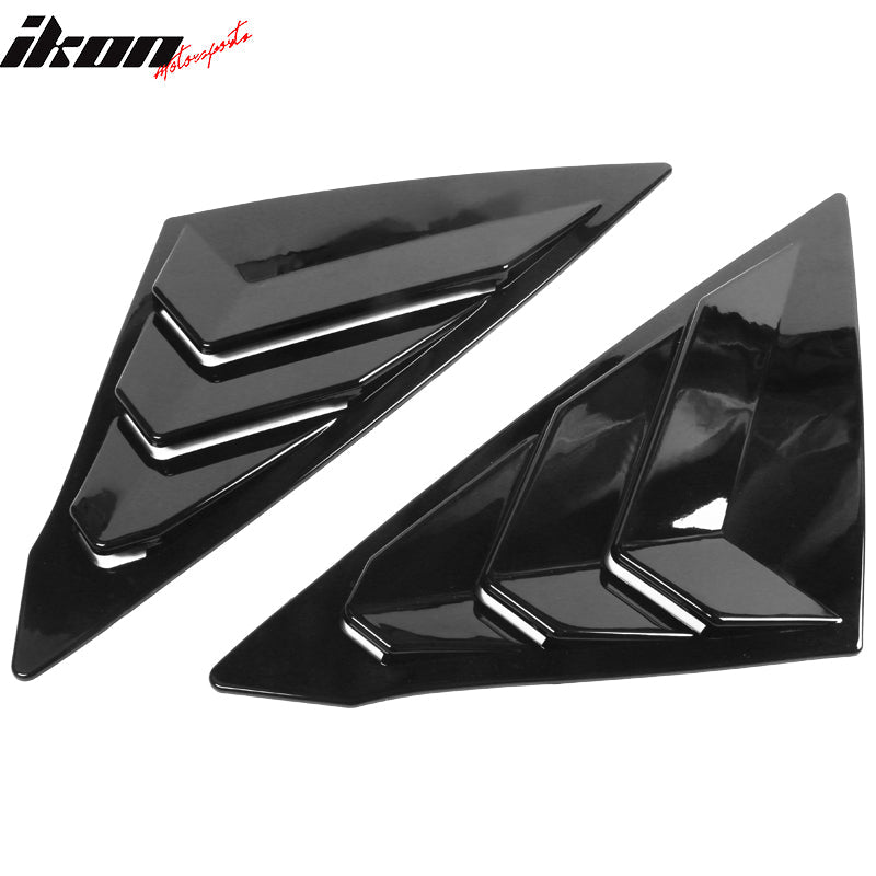 2022-2023 Honda Civic 11th Gen 4DR Sedan Side Window Louver Vent ABS