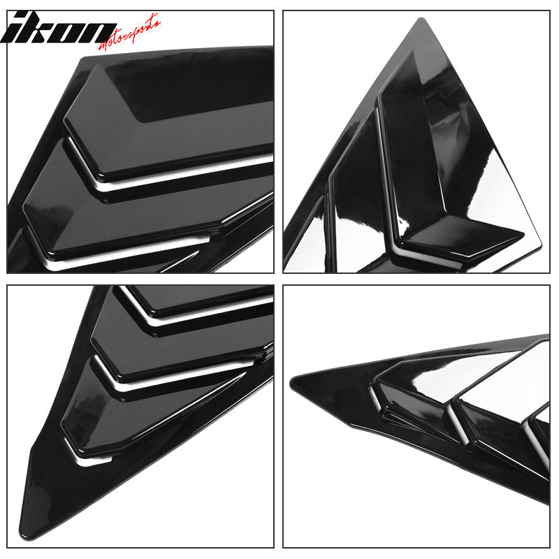 2022-2023 Honda Civic 11th Gen 4DR Sedan Side Window Louver Vent ABS