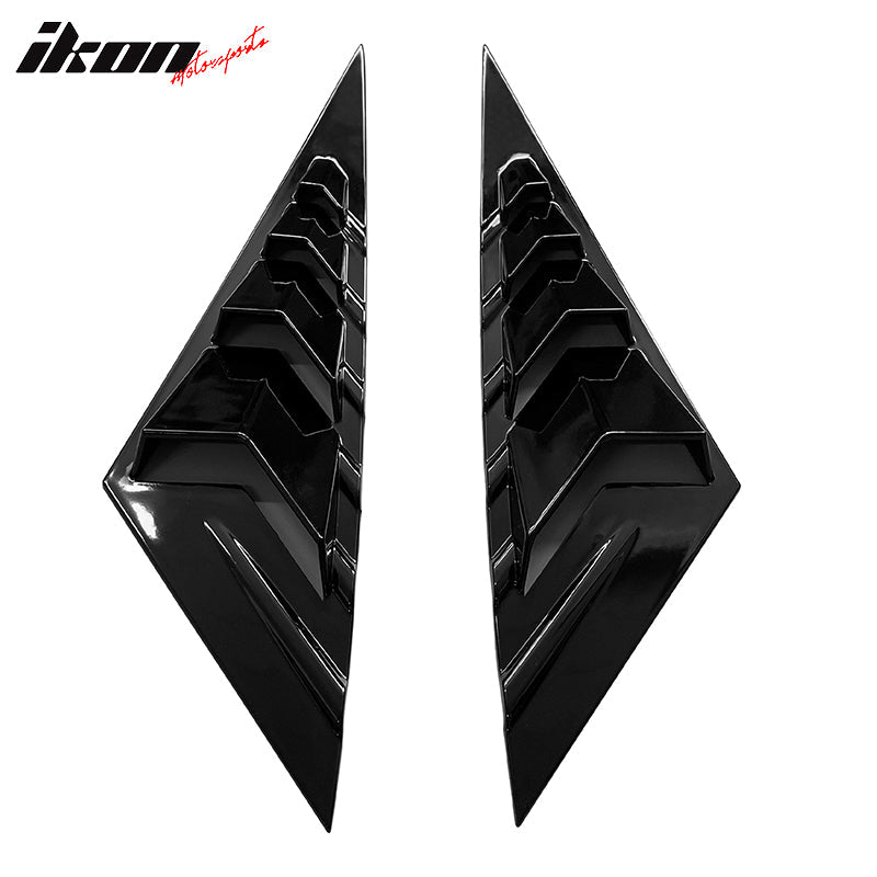 2021-2023 Hyundai Elantra 4DR 2PC Rear Side Vent Window Louver ABS