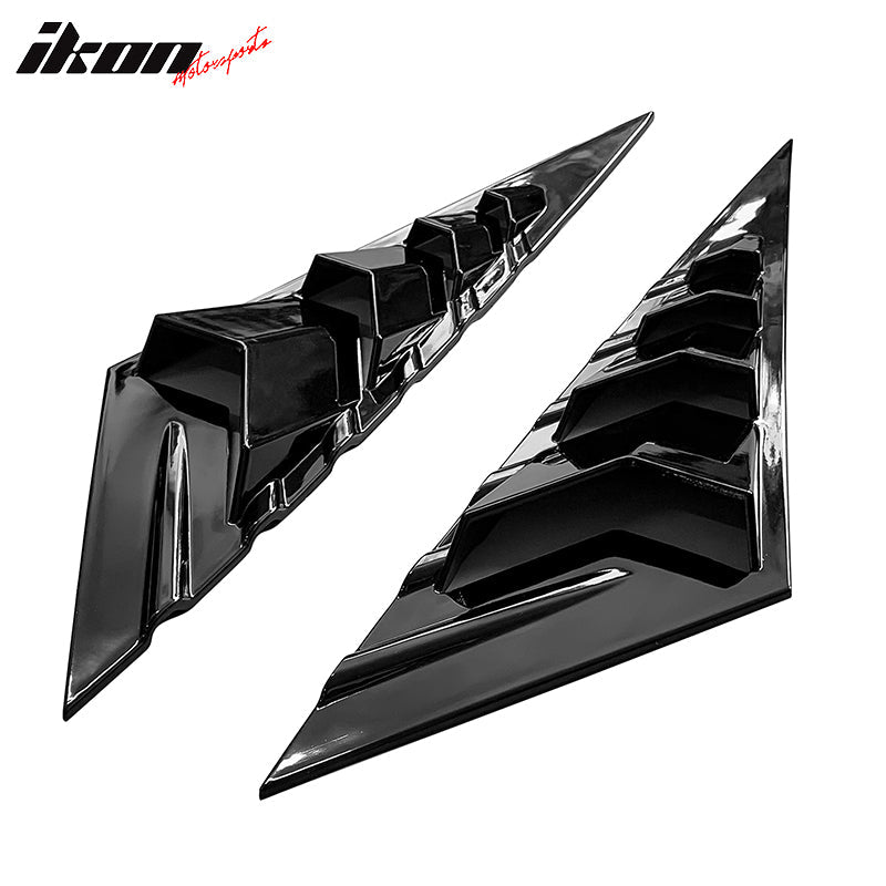 2021-2023 Hyundai Elantra 4DR 2PC Rear Side Vent Window Louver ABS
