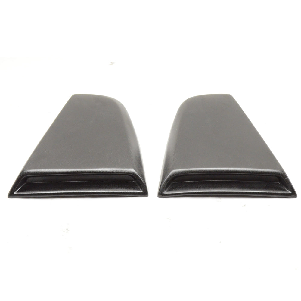 2003-2008 Nissan 350Z 2Dr Black Rear Side Quarter Window Louvers PU