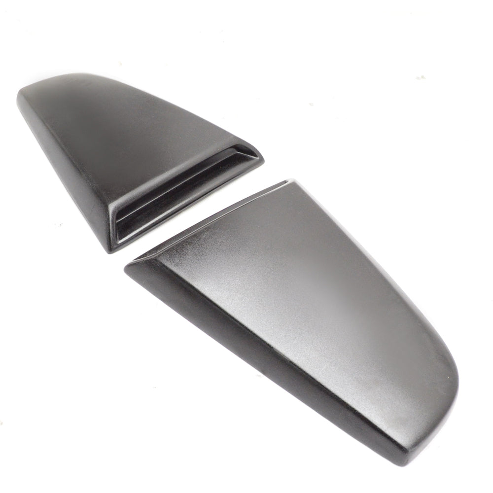 2003-2008 Nissan 350Z 2Dr Black Rear Side Quarter Window Louvers PU