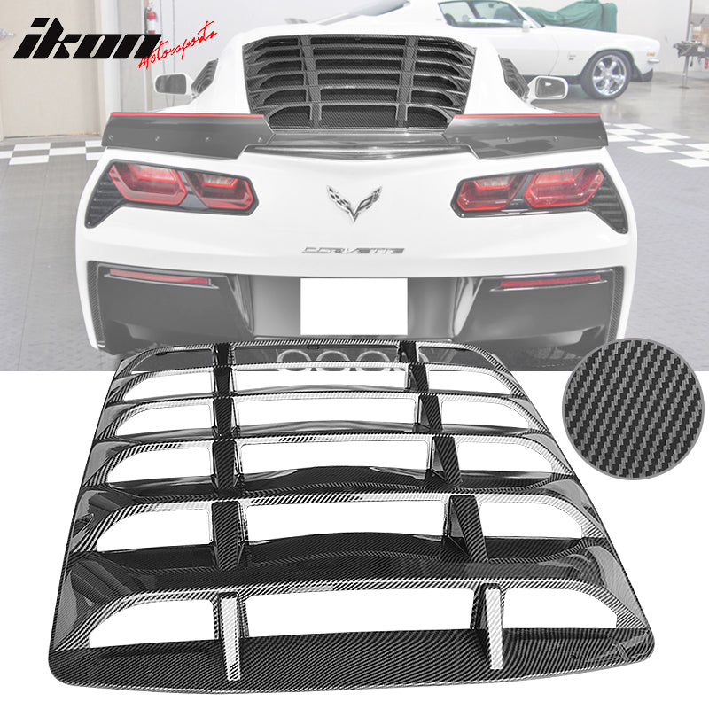 2014-2019 Chevy Corvette C7 Rear Window Louver ABS