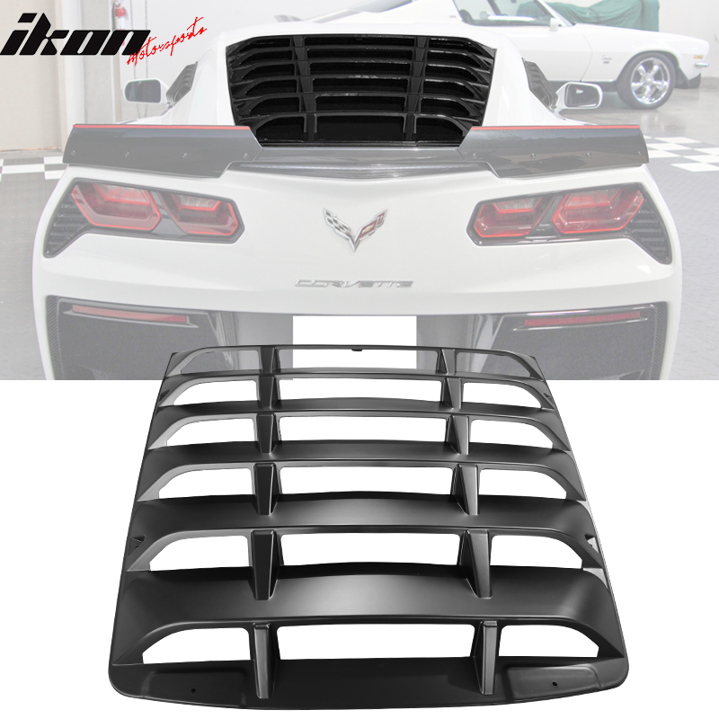2014-2019 Chevy Corvette C7 Rear Window Louver ABS