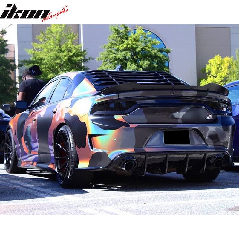 2011-2023 Dodge Charger IKON Style Window Louver ABS