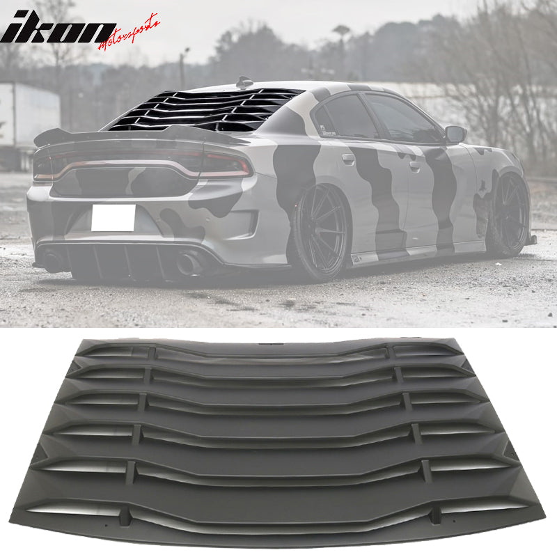 2011-2023 Dodge Charger IKON Style Window Louver ABS