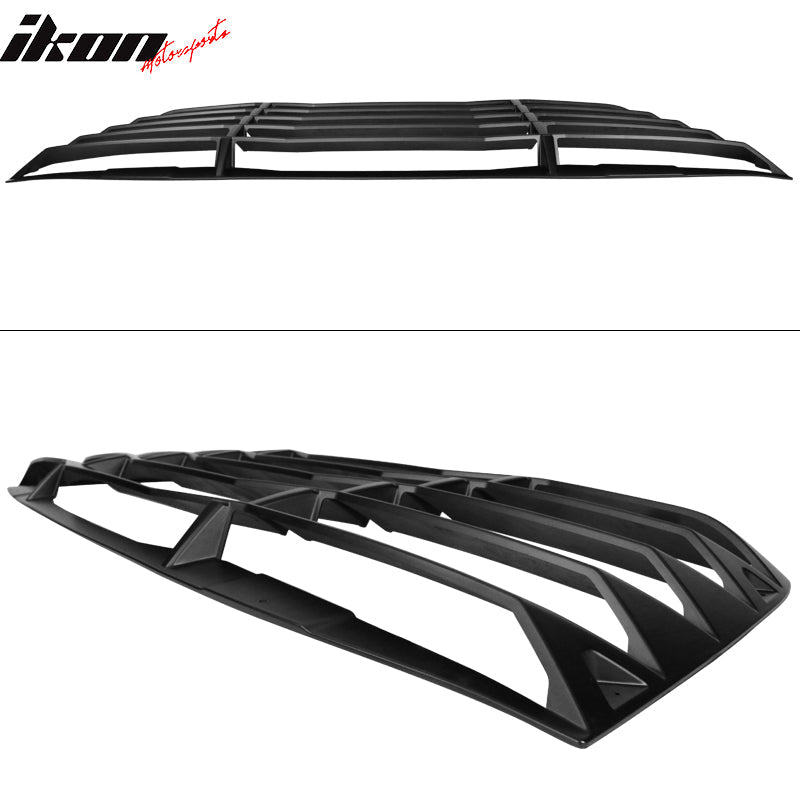 2008-2023 Dodge Challenger V2 Style Rear Window Louver PP