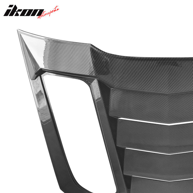 2015-2024 Ford Mustang IKON V2 Style Rear Window Louver  ABS