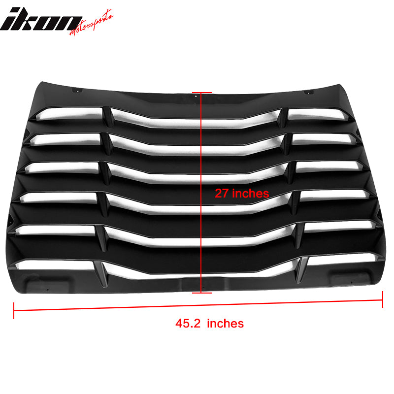 2016-2021 Honda Civic IKON Style Window Louver ABS