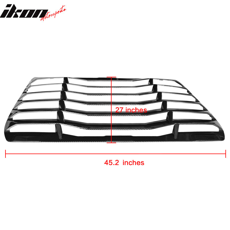 2016-2021 Honda Civic IKON Style Window Louver ABS