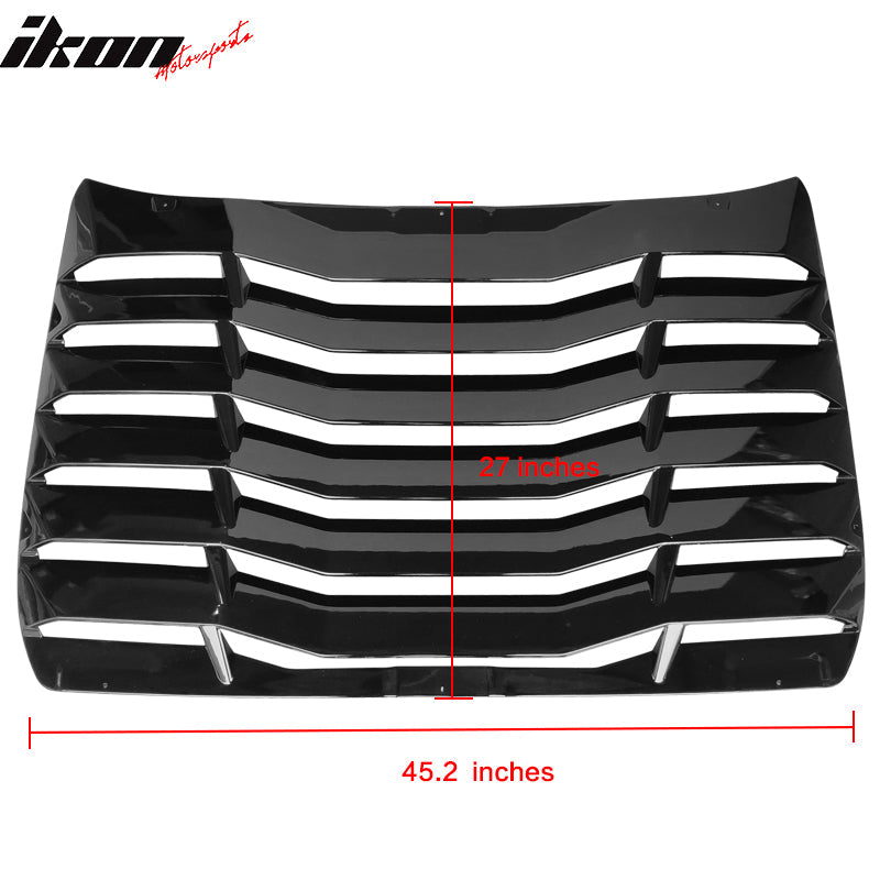 2016-2021 Honda Civic IKON Style Window Louver ABS