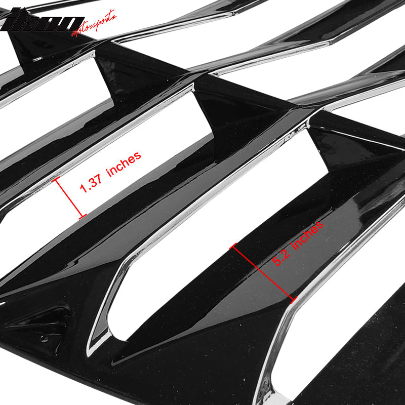 2016-2021 Honda Civic IKON Style Window Louver ABS