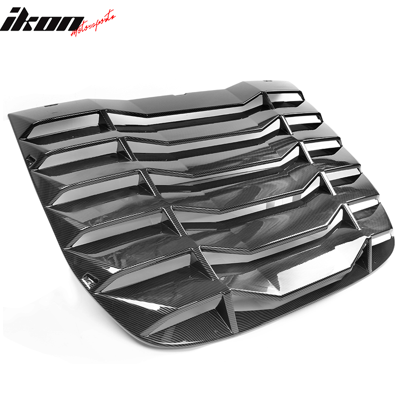 2009-2020 Nissan 370Z Coupe IKON Style Rear Window Scoop Louver Cover