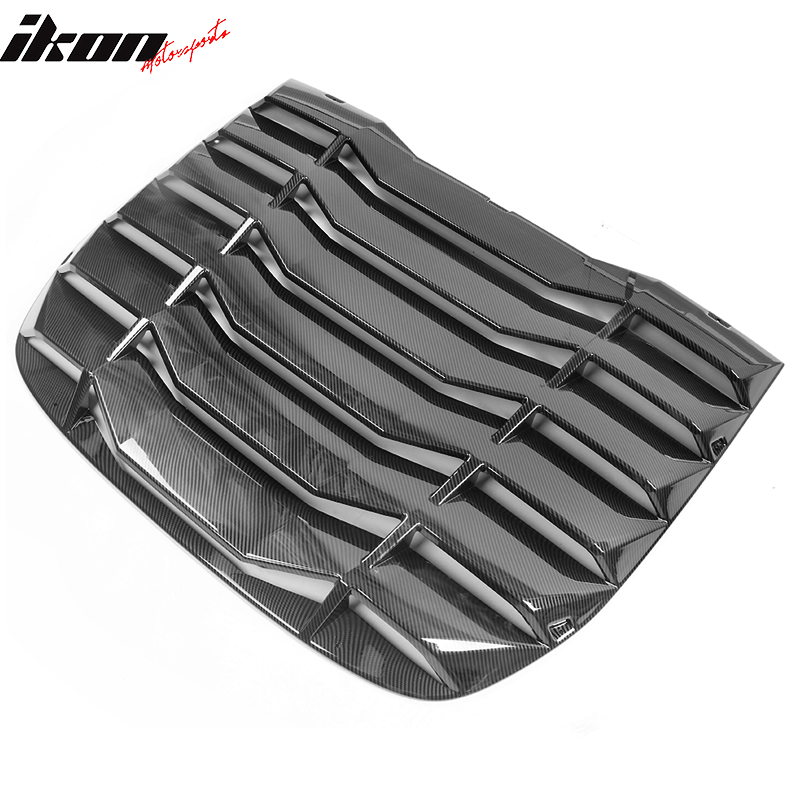 2009-2020 Nissan 370Z Coupe IKON Style Rear Window Scoop Louver Cover